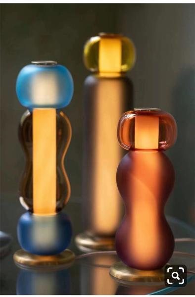 Designer Colored Pendant Lamps LED Stained Glass Pendant Light Bar Shop Restaurant Light(WH-AP-603)