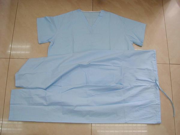 Eco que descartáveis amigáveis esfregam sere vestidos cirúrgicos do hospital com certificado do CE