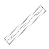 OEM Longue charnière acrylique claire pour piano Charnières en plastique PMMA pour plexiglas