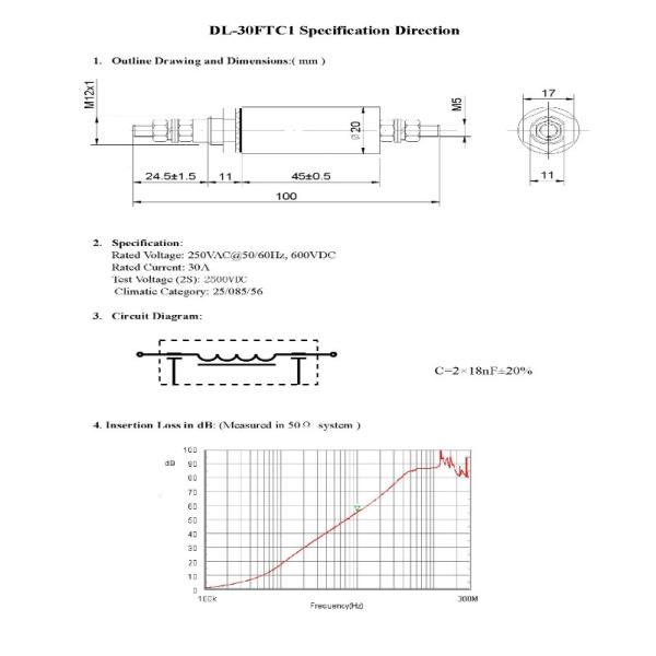 EMC EMI RF Feedthrough Capacitor