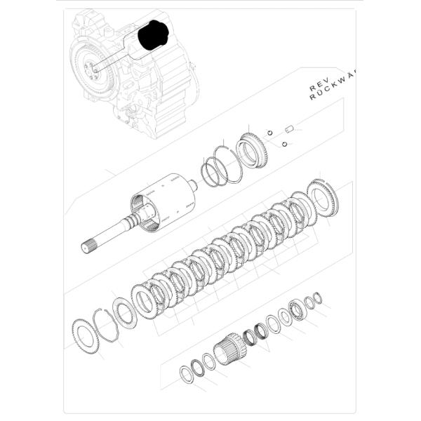 714-12-12640 7141212640 Gear Wheel Loaders Spare Parts Support For KOMATSU WA320