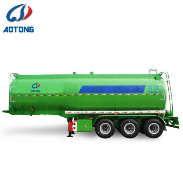 40T30T 28T 25T Milk Tanker Trailer Dual Line Braking System for Fuel/Oil Transportation
