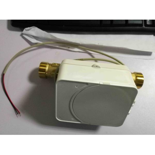 AMI 1.6 Mpa External Water Flow Meter , Brass Housing LCD Display Water Flow Rate Meter