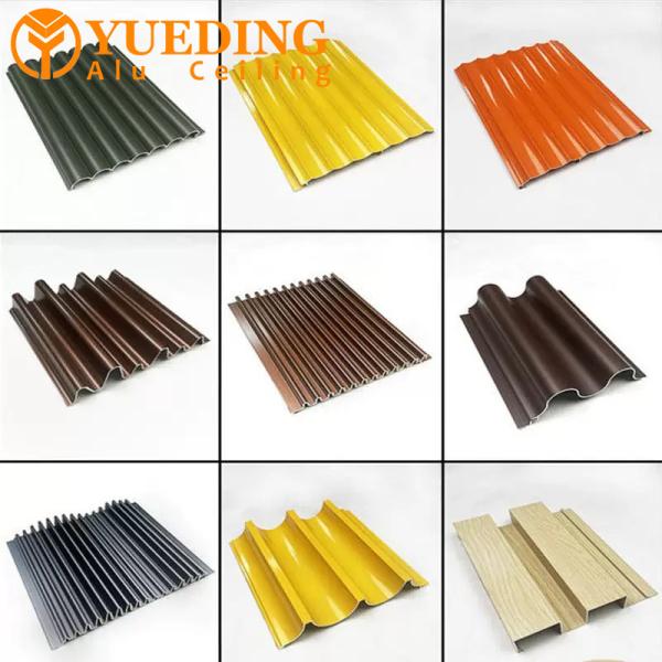 Aluminum Profile Corrugated Great Wall Board Concave And Convex Plate