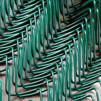 Chain Link Garden Fence Wire Mesh PVC Fencing Mesh with Customized Diamond Barbed Wire