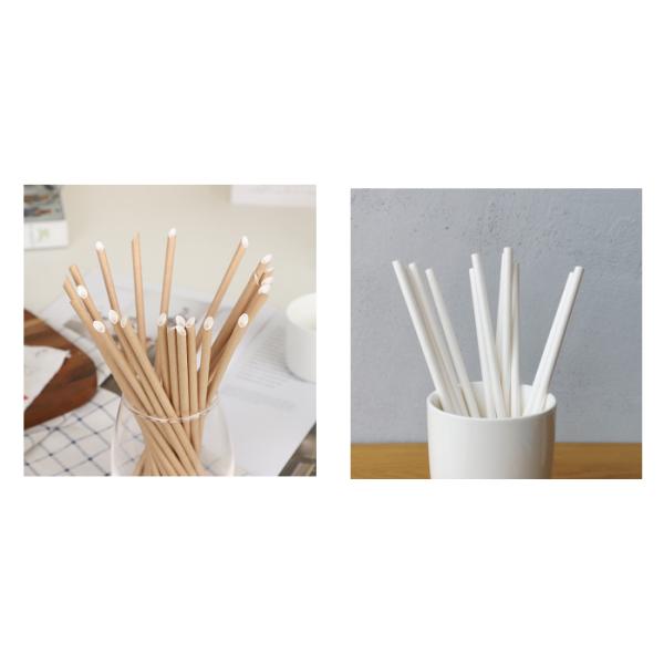 ODM smoothie Kraft Paper Boba Straws For Party Supplies Bridal 6mm 23cm
