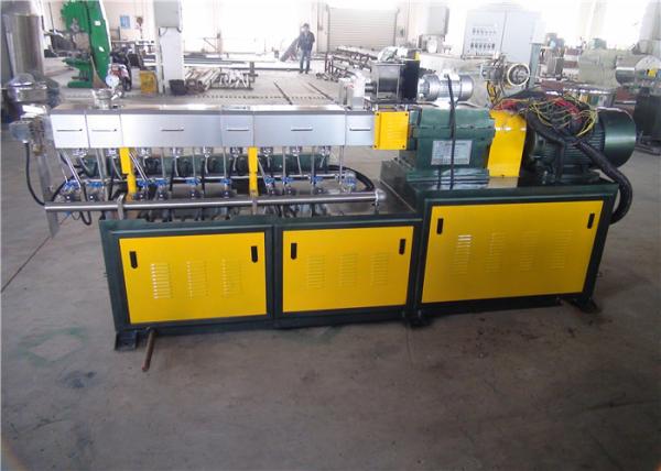 Twin Screw Extruder Water Ring Pelletizer For Caco3 Masterbatch  Manufacturing