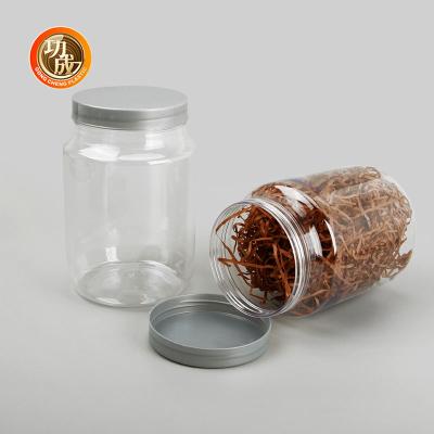 Food Grade Clear Plastic Jam Bottle 500ml 2000ml Pet Cookie Jar