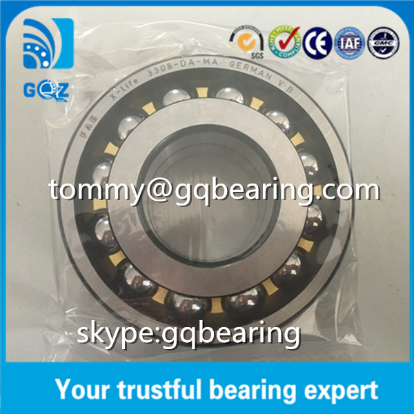 Brass Cage Split Inner Ring FAG 3308-DA-MA Double Row Angular Contact Ball Bearing