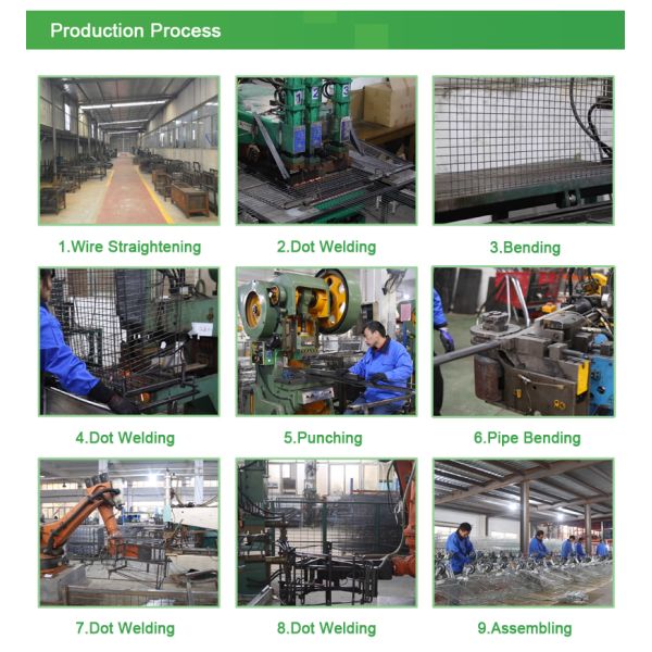 100L European Style Shopping Trolley with CE Certification Metal Supermarket Carts