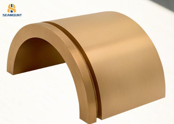 Nature Color OEM Copper Split Bronze Bushings Of Machine Spare Parts