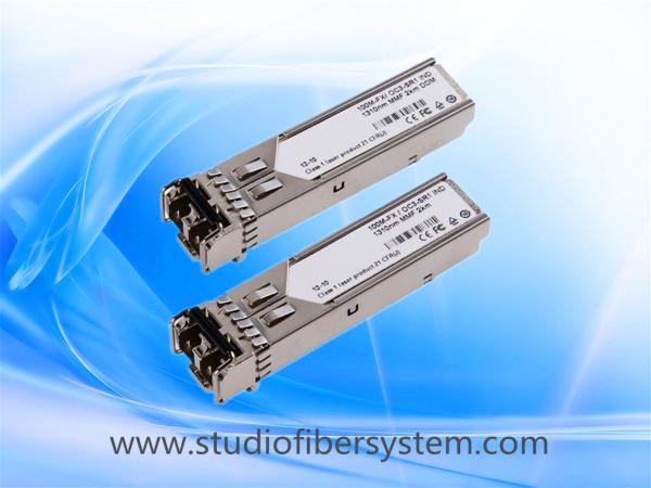 155M 850nm SFP transceiver module over 1 multimode fiber to 2KM