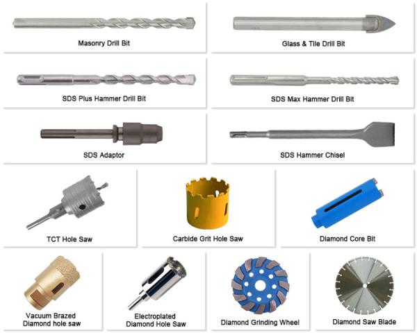Cross Tipped Glass Tile Drill Bit YG6X 3mm-20mm Round Shank
