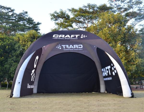 Pop Up Inflatable Exhibition Tents High Wind Resistance Air Tight Damp Proof
