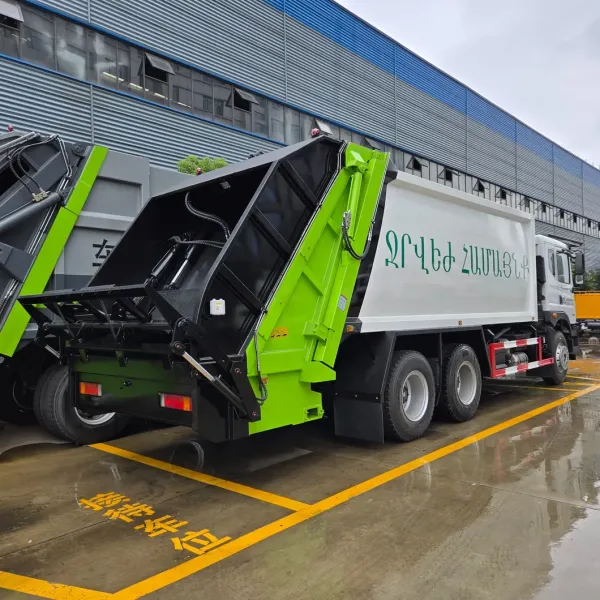 Sell Export Sanitation Garbage Truck 24cmb Compression Garbage Truck 6X4 Drive for Customization.