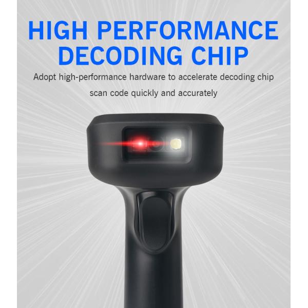 Portable 1D 2D CMOS Handheld QR Code Scanner Manual Scan Mode Solution