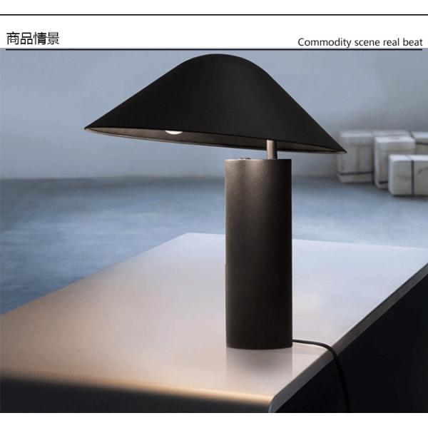 Modern Black Painted Cylindrical Hat Table Lamp Damo Table Lamp(WH-MTB-248)