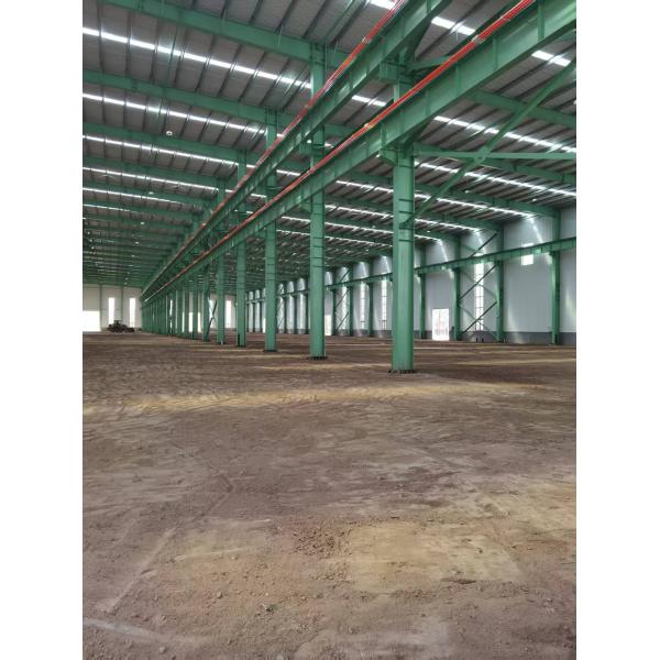Industrial Warehouse: Large-Span Design for Machinery/Raw Material Storage