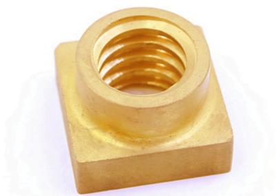 Copper Hot Forged Parts Flange Thread CNC Turning Process Tolerance ± 0.005mm