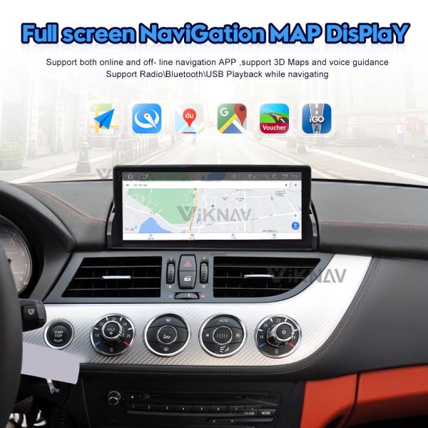 10.25 дюймовое радио для автомобилей с Android для 2009-2018 BMW Z4 E89 GPS навигация Мультимедийный проигрыватель беспроводной Carplay BT 4G