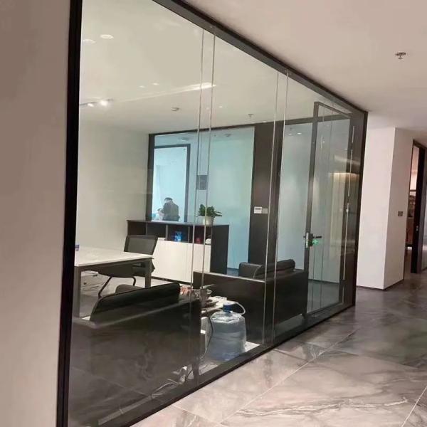 Aluminum Glass Interior Glazed Curtain Wall System Sound Insulation 35db