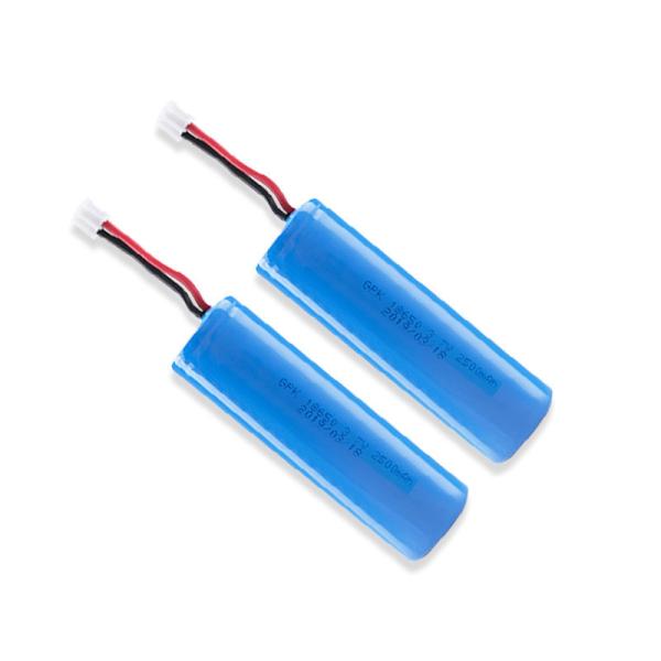 Rechargeable 3.7V 2500mAh 18650 Battery Pack For Power Storage