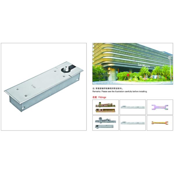Floor Hinge T-80, color:black or blue, casting iron,  weight capacity 300kgs,