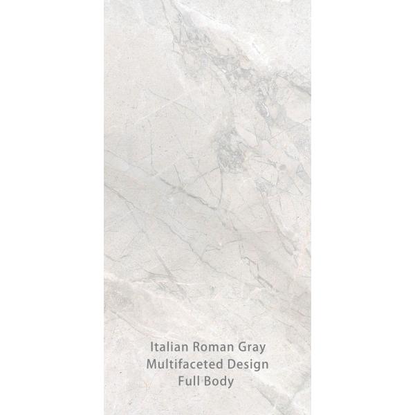 Modern Grey Marble Stone Look Floor Wall Tile