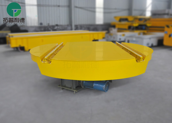 Track Mounted Electric Turntable Transfer Cart