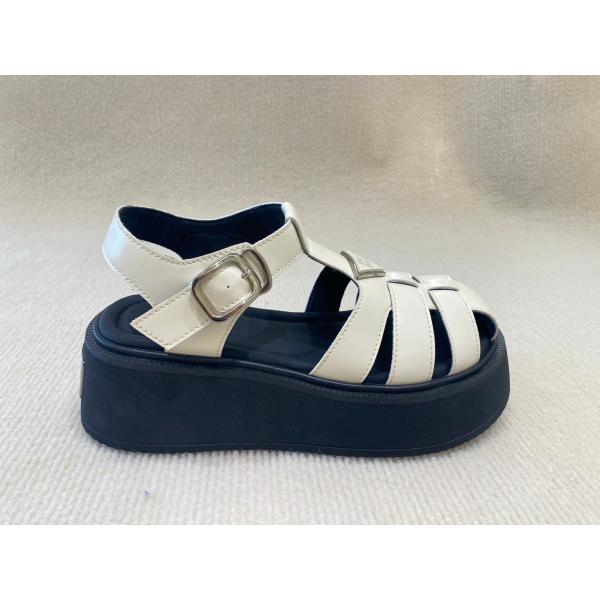 Black White Designer Platform Sandals US 5- US 10 Flat Platform Sandals