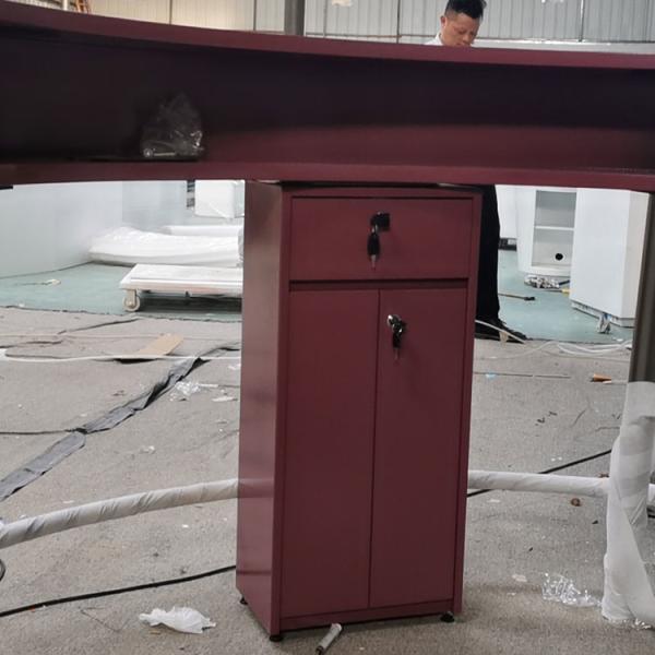 Penbo Brushed Pink Wine Display Cabinet ODM Powder Coated