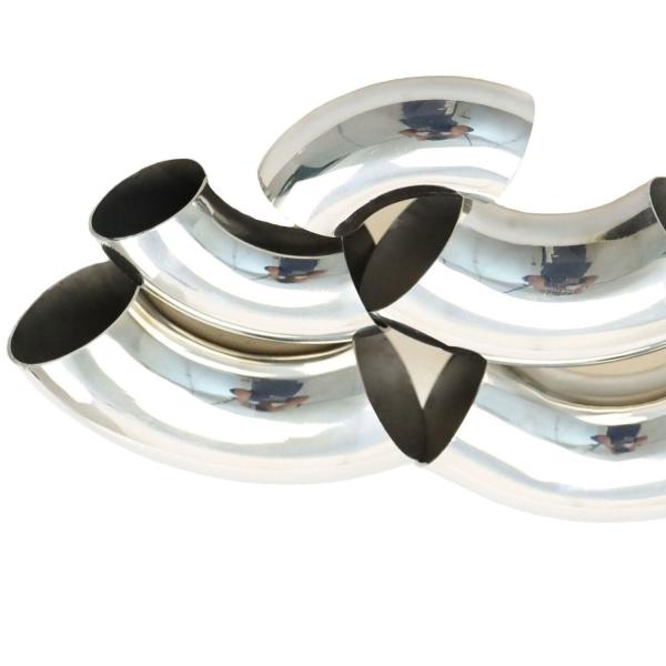 SS304 316 Steel Pipe Fitting Armrest Assembly 90 Degree Elbow Long Radius