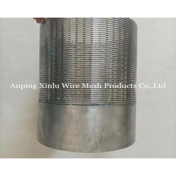 8-5/8 No Magnetic SS205 Johnson Wedge Wire Screen Pipe 20ft long Pickling for Water Treatment and Oil & Gas Industry