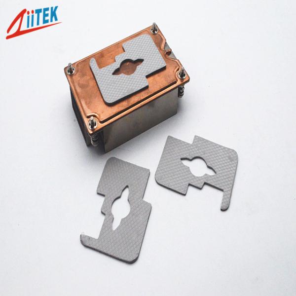 Almofada de espuma 1.5mmT de Gray White Compressible Thermally Conductive