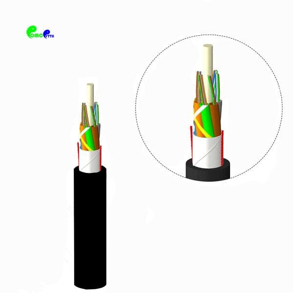 Air Blown Micro 144 Core Optical Fiber Cable For FTTH FTTB FTTX