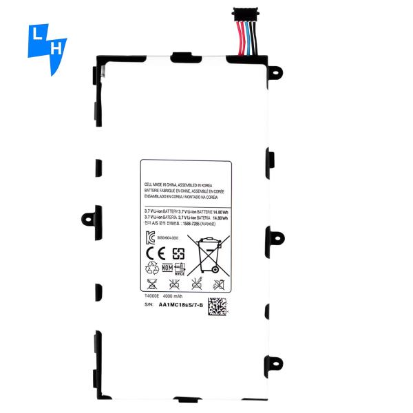 4000mAh 3.7V Batería de iones de litio T4000E para Samsung Galaxy Tablet 3 7.0' 210 T211 T215 P3200