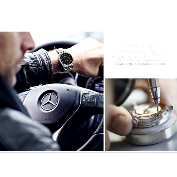 Рука автоматического движения Японии NH35A сапфира наручных часов людей механического светящая