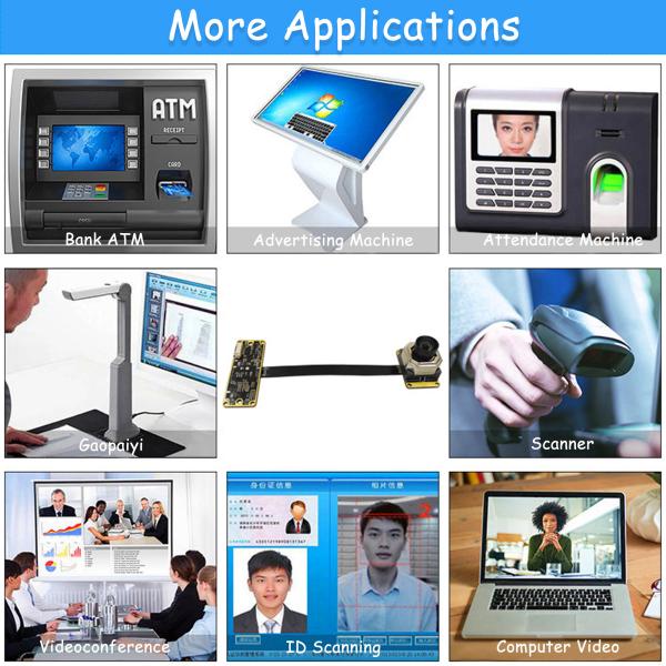 IMX577 12MP USB Camera Module Wide Angle AF CMOS Sensor USB UVC HD