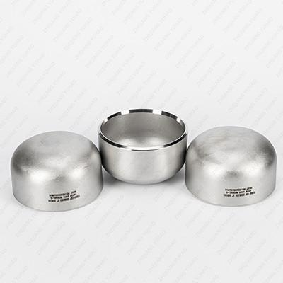 1/2-24 Inch Chemical Industry 304 316L Metal Pipe Fittings Stainless End Caps
