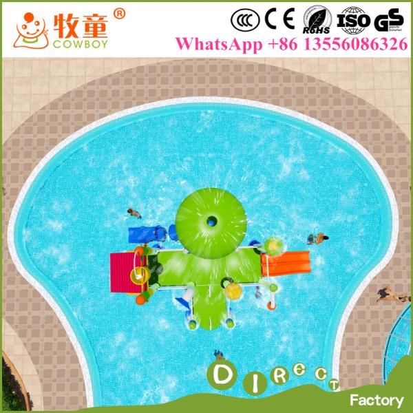 3D designs children water playground fiberglass aquatic park equipment price