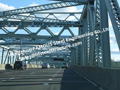 Hot Dip Galvanizing Steel Delta Bridge 12m Length 6 Tons Weight