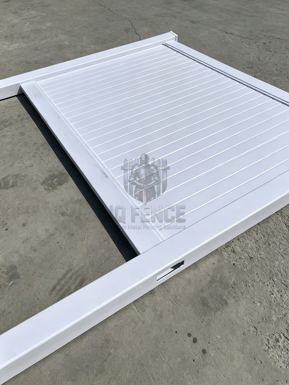 Durable Vinyl Privacy Fences Panels White Color