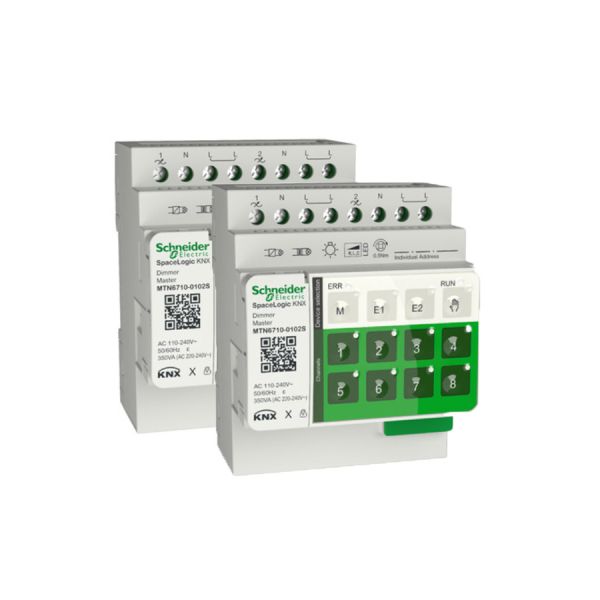 MTN6710-0102S Schneide SpaceLogic KNX Dimming Actuator 230V 2 Independent