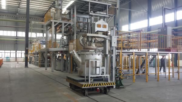Molten Aluminum Pouring Transfer Ladles 1500KG Capacity For Aluminum Foundry