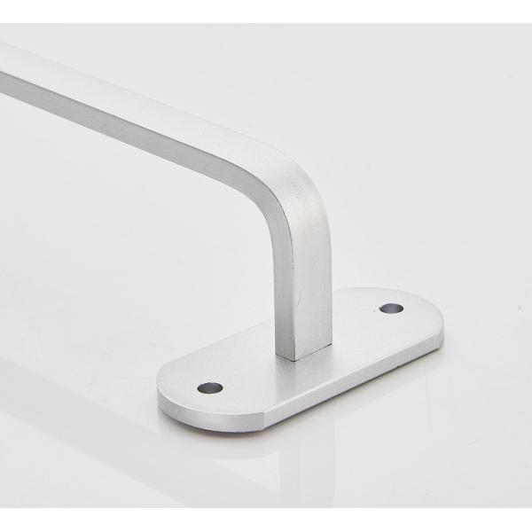 Fire Resistant Wall Mounted Silver 24cm Steel Shoes Rack