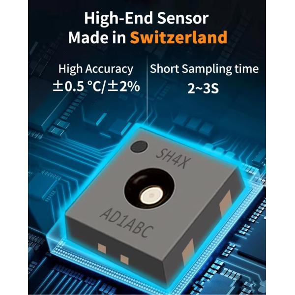 DTH-174 Mini Digital Cigar Thermometer Hygrometer Indoor Room Home Temperature Humidity Gauge Monitor Temperature Sensor