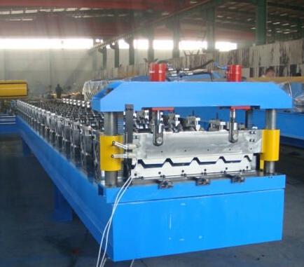 0.25 - 0.6mm Roof Tile / Roof Panel RollFormer Machine With Hydraulic Cutting 4Kw