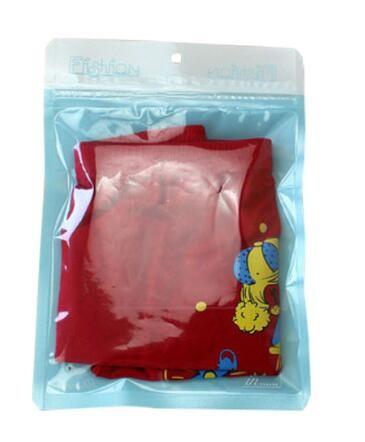 stand up matt plastic bag for socks packaging/cloth packaging/underwear pack clear plastic zipper pouch bag plastic pouc