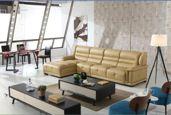 modern home leather sectional sofa furniture