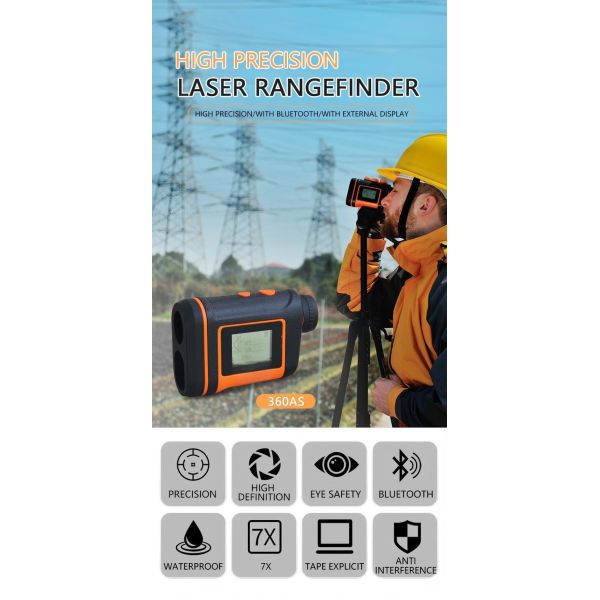 360AS Colorful Display Screen Multifuntion Laser Range Finder
